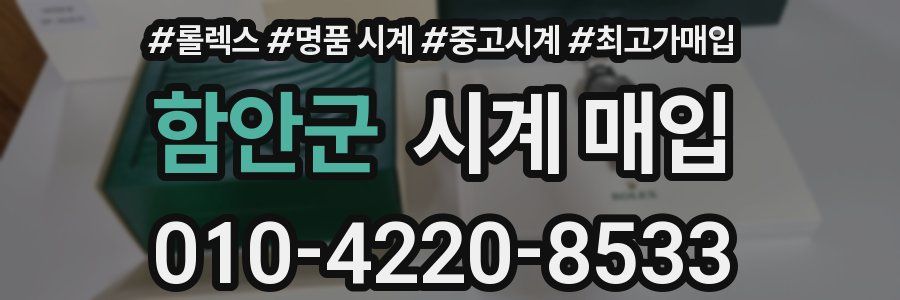 함안군 시계 매입