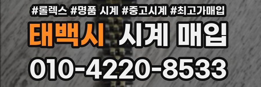 태백시 시계 매입
