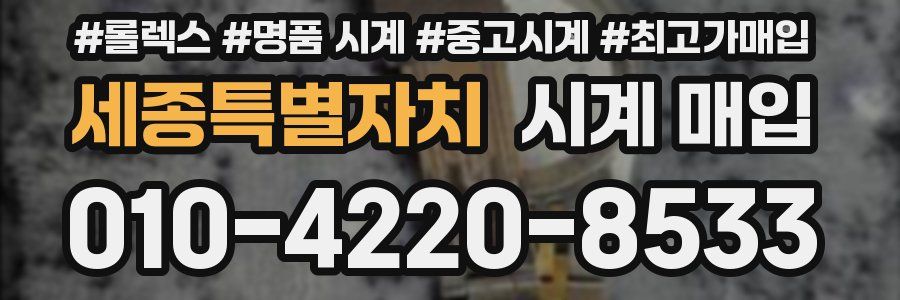 세종특별자치 시계 매입