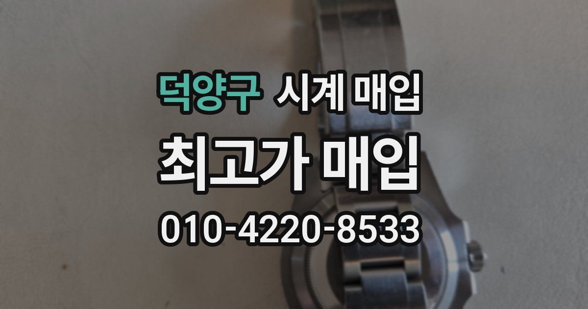 덕양구 시계 매입