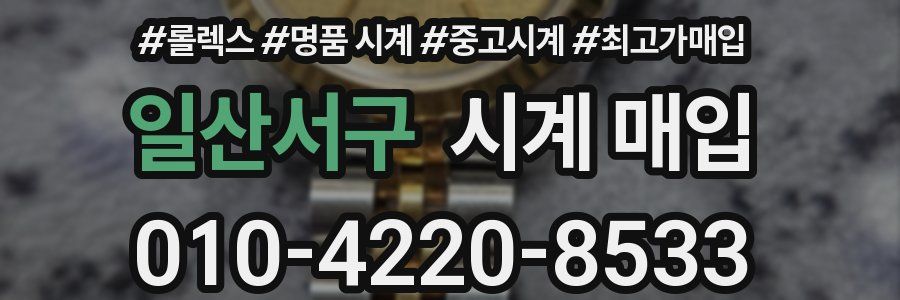 일산서구 시계 매입