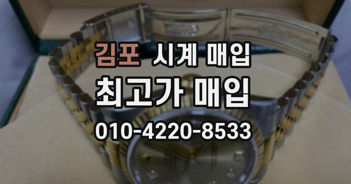 김포 시계 매입