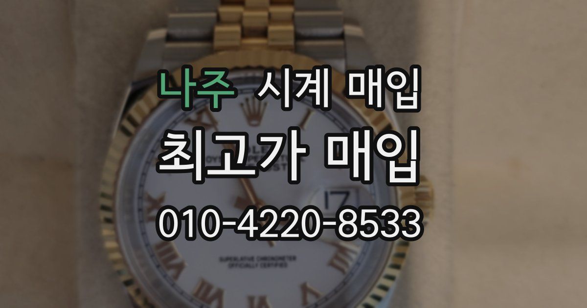 나주 시계 매입
