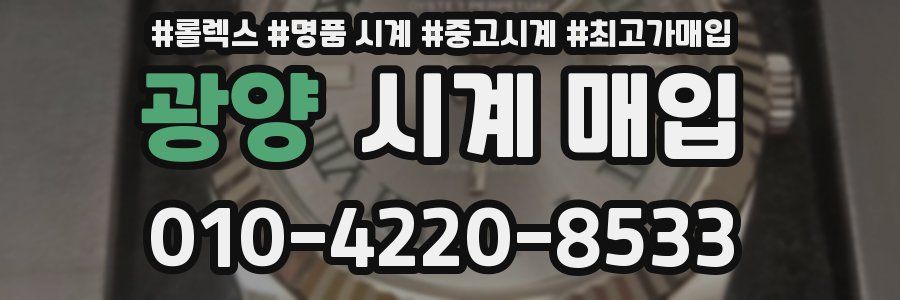 광양 시계 매입