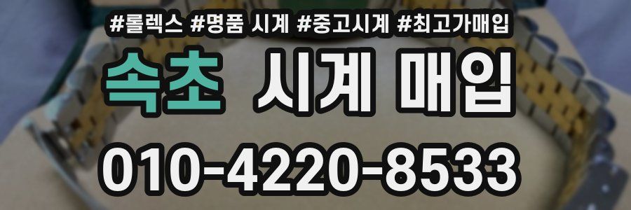 속초 시계 매입