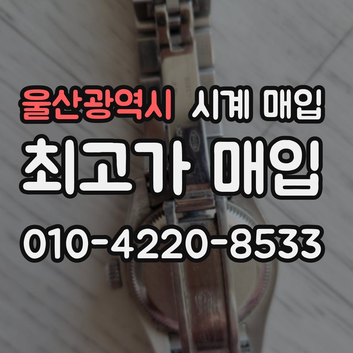 울산광역시 시계 매입