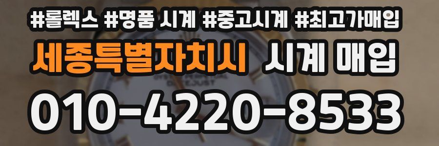 세종특별자치시 시계 매입
