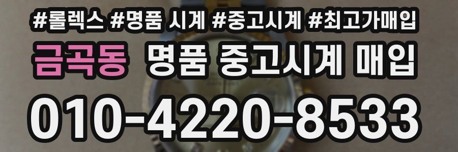 금곡동 명품 중고시계 매입