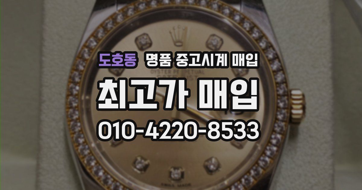 도호동 명품 중고시계 매입