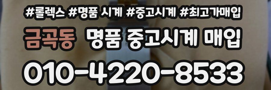 금곡동 명품 중고시계 매입