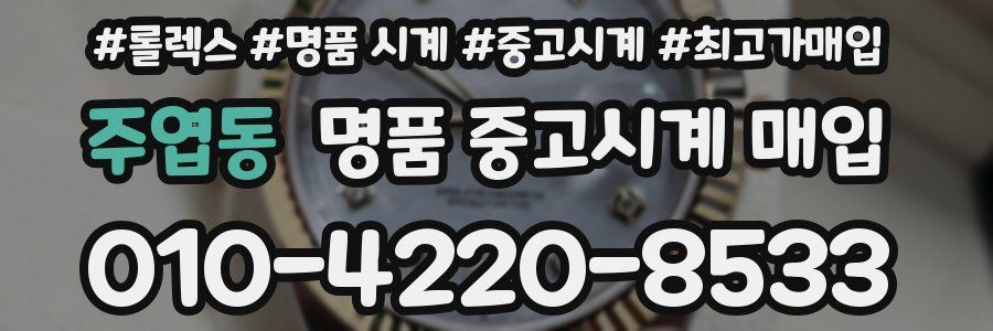 주엽동 명품 중고시계 매입