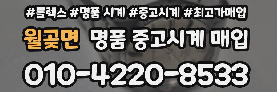 월곶면 명품 중고시계 매입