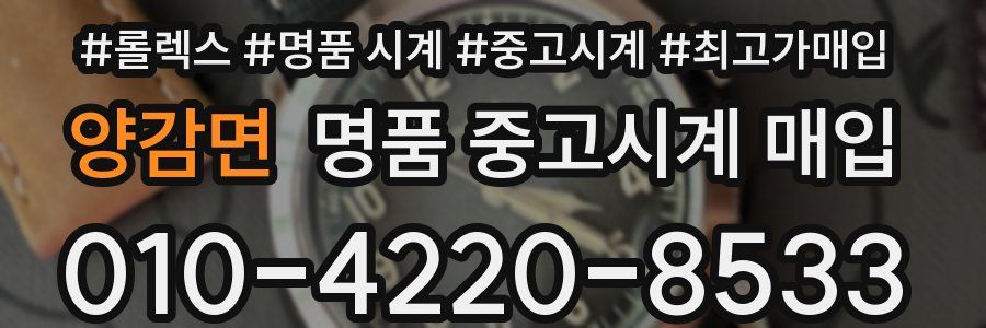 양감면 명품 중고시계 매입