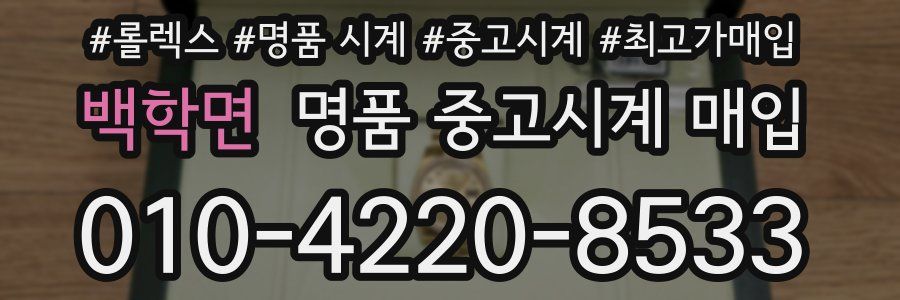 백학면 명품 중고시계 매입