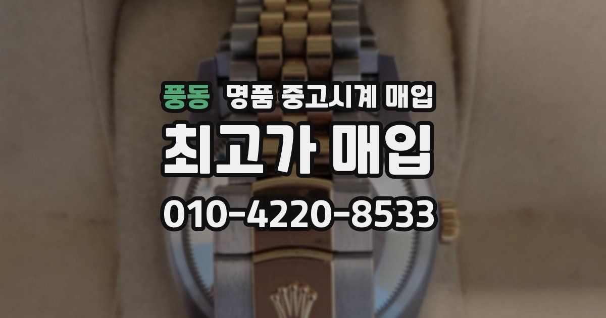 풍동 명품 중고시계 매입