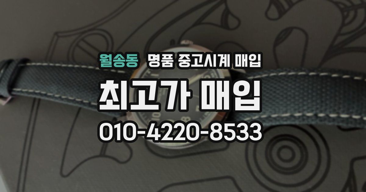 월송동 명품 중고시계 매입