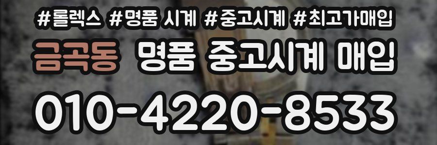 금곡동 명품 중고시계 매입