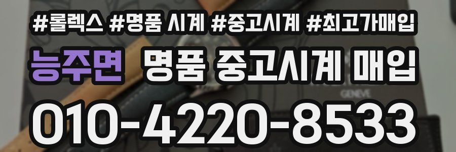 능주면 명품 중고시계 매입
