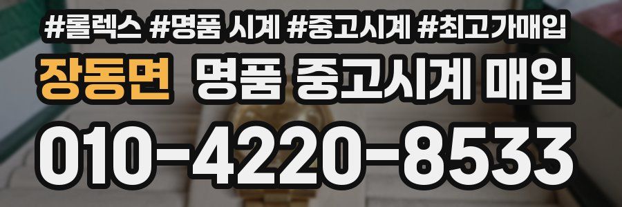 장동면 명품 중고시계 매입