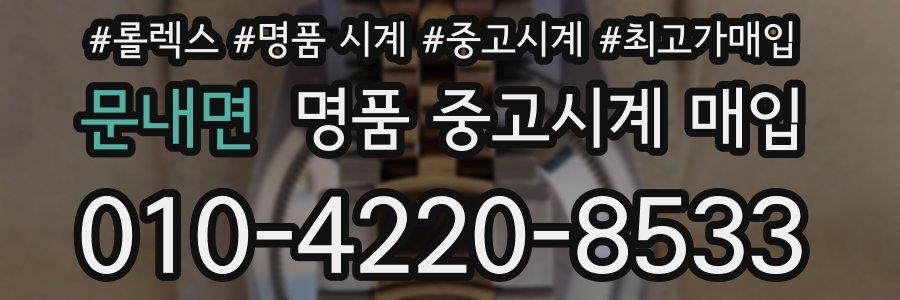 문내면 명품 중고시계 매입