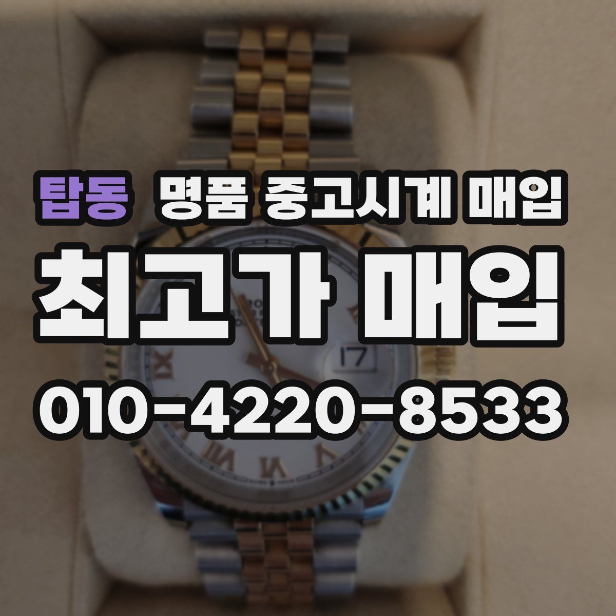 탑동 명품 중고시계 매입