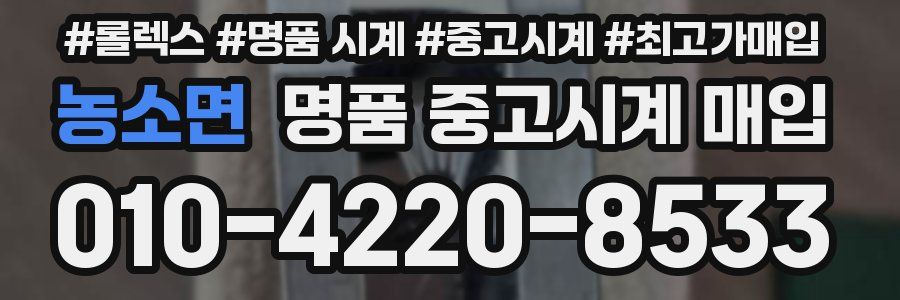 농소면 명품 중고시계 매입