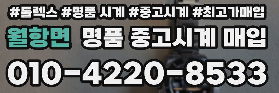 월항면 명품 중고시계 매입