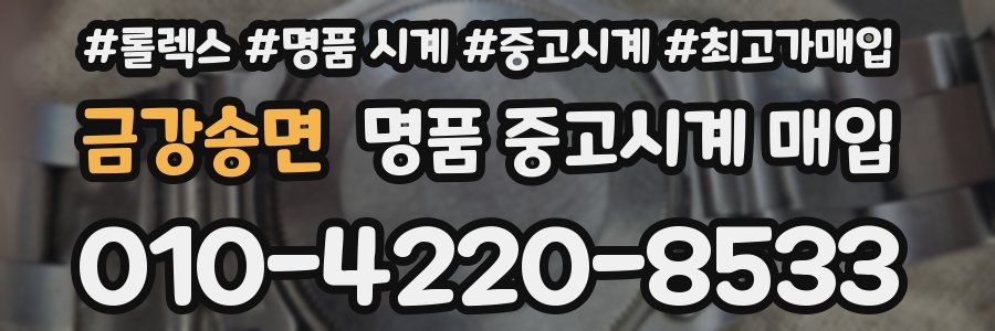 금강송면 명품 중고시계 매입