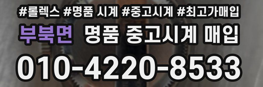 부북면 명품 중고시계 매입