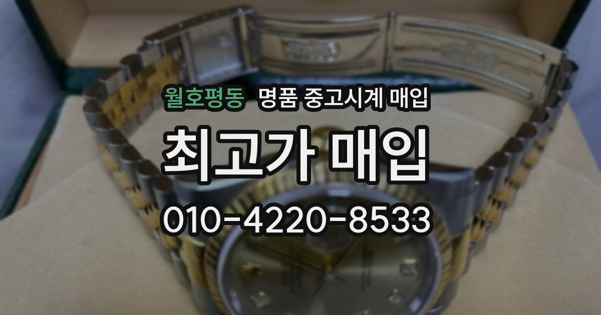 월호평동 명품 중고시계 매입