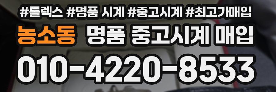 농소동 명품 중고시계 매입