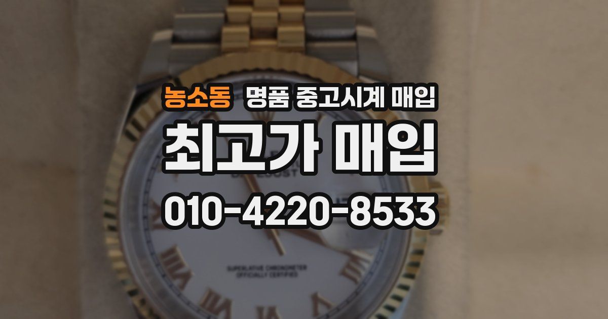 농소동 명품 중고시계 매입