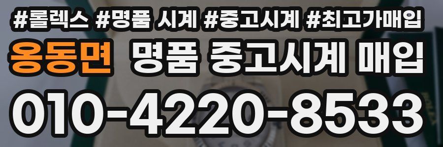 옹동면 명품 중고시계 매입