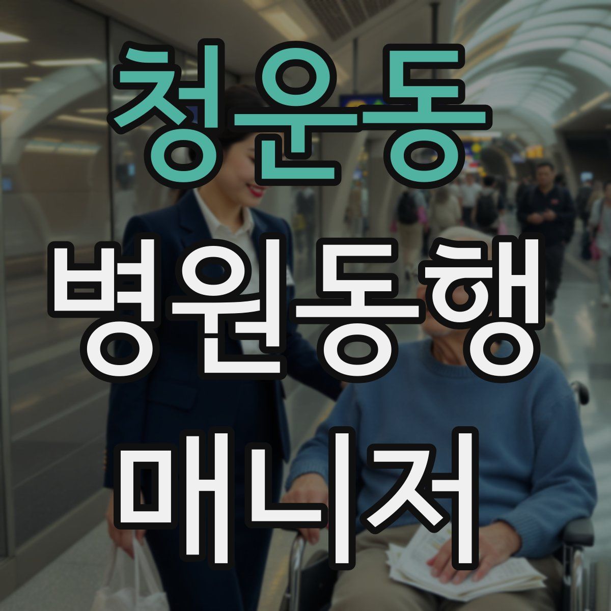 청운동 병원동행매니저 자격증