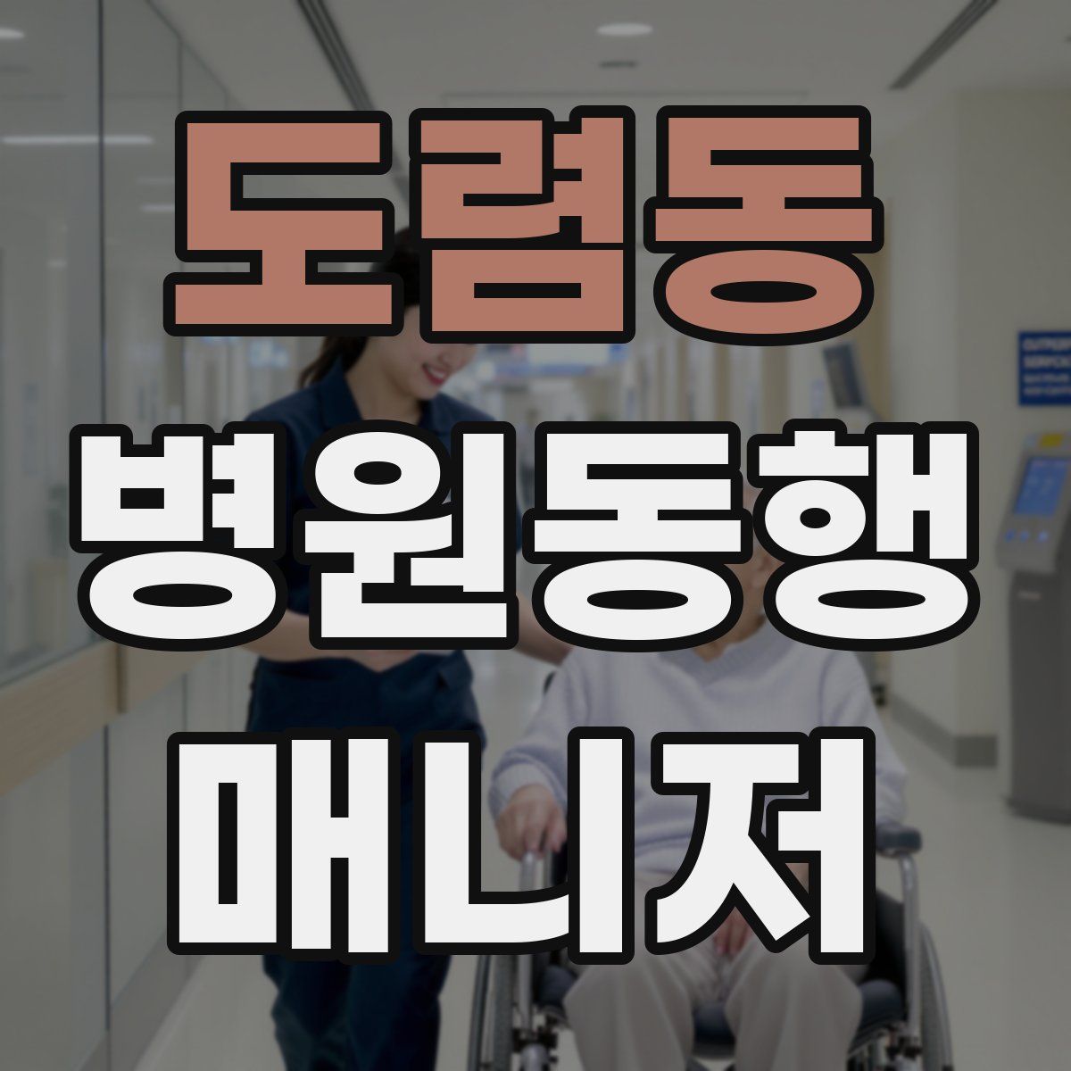 도렴동 병원동행매니저 자격증