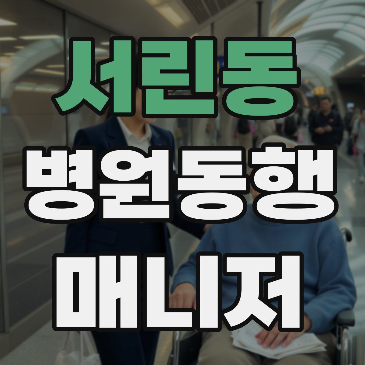 서린동 병원동행매니저 자격증