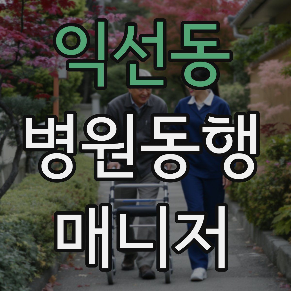 익선동 병원동행매니저 자격증