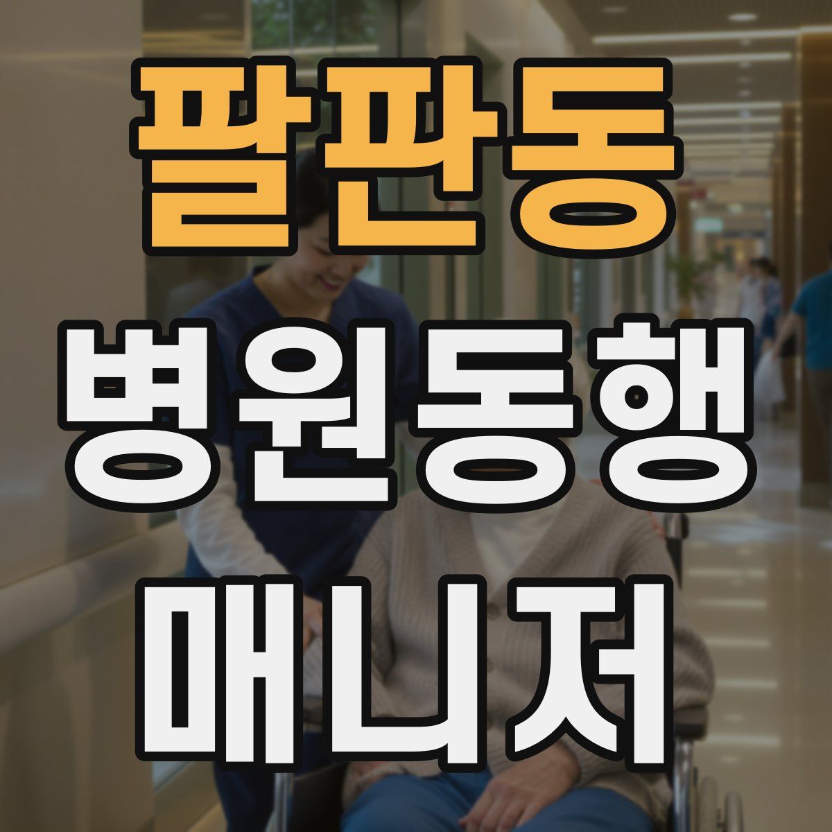 팔판동 병원동행매니저 자격증