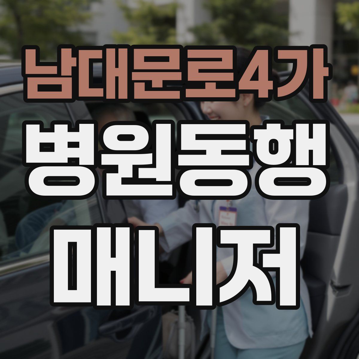 남대문로4가 병원동행매니저 자격증