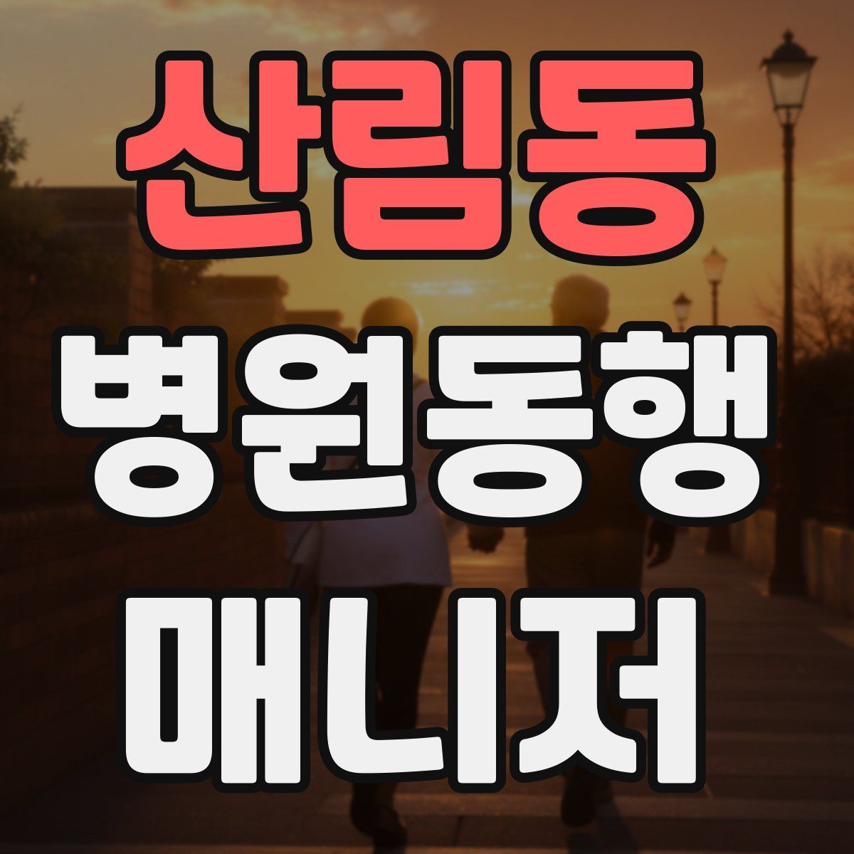 산림동 병원동행매니저 자격증