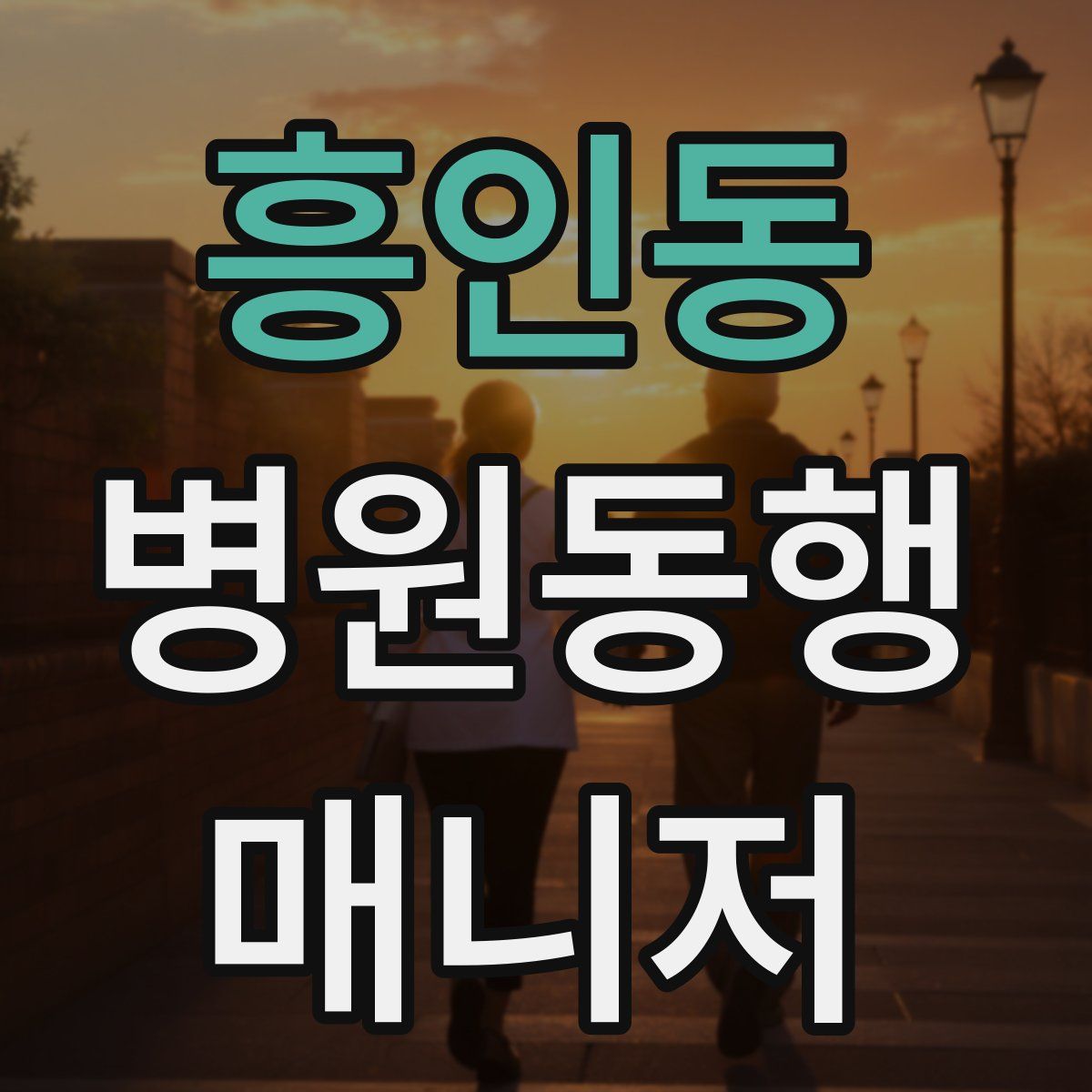 흥인동 병원동행매니저 자격증