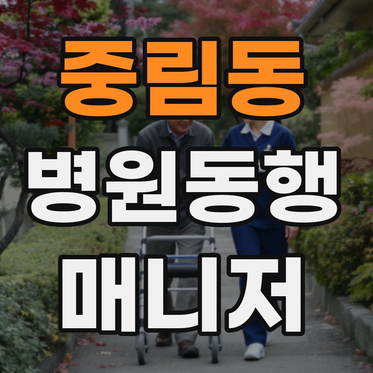 중림동 병원동행매니저 자격증