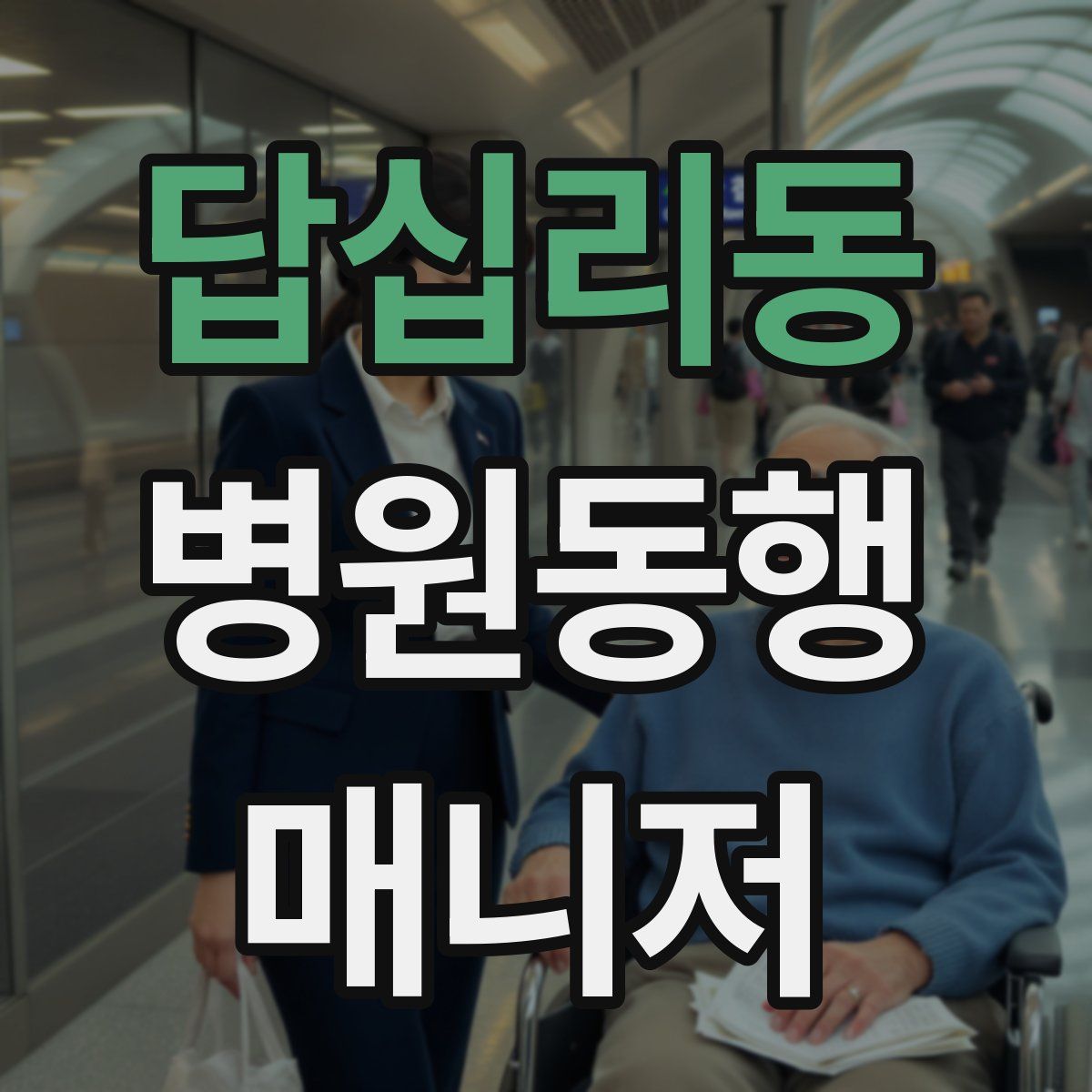 답십리동 병원동행매니저 자격증