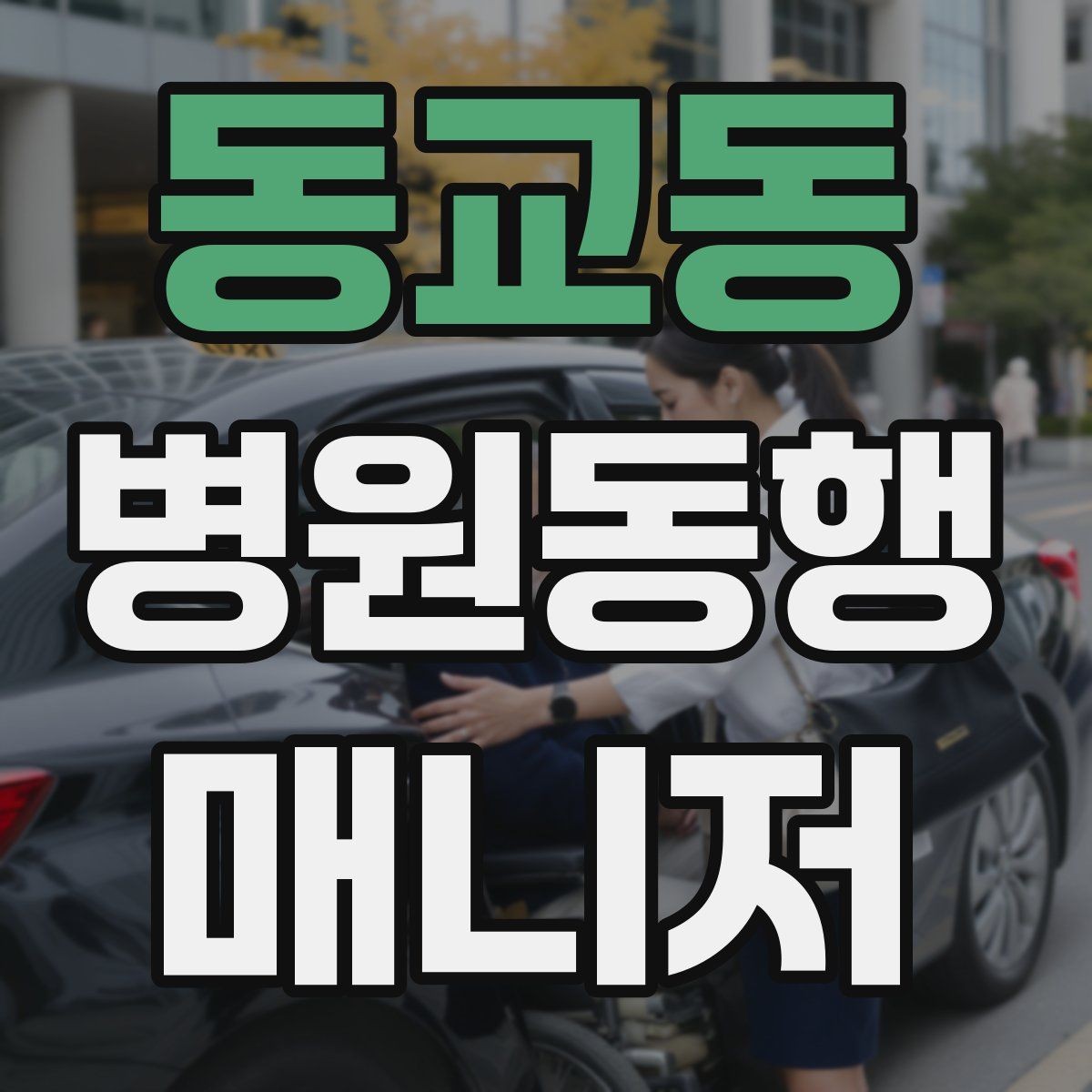 동교동 병원동행매니저 자격증 대중교통 환승이 많을 때 준비 요령