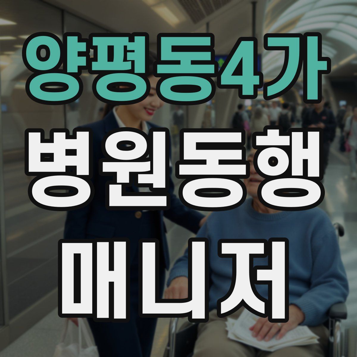 양평동4가 병원동행매니저 자격증