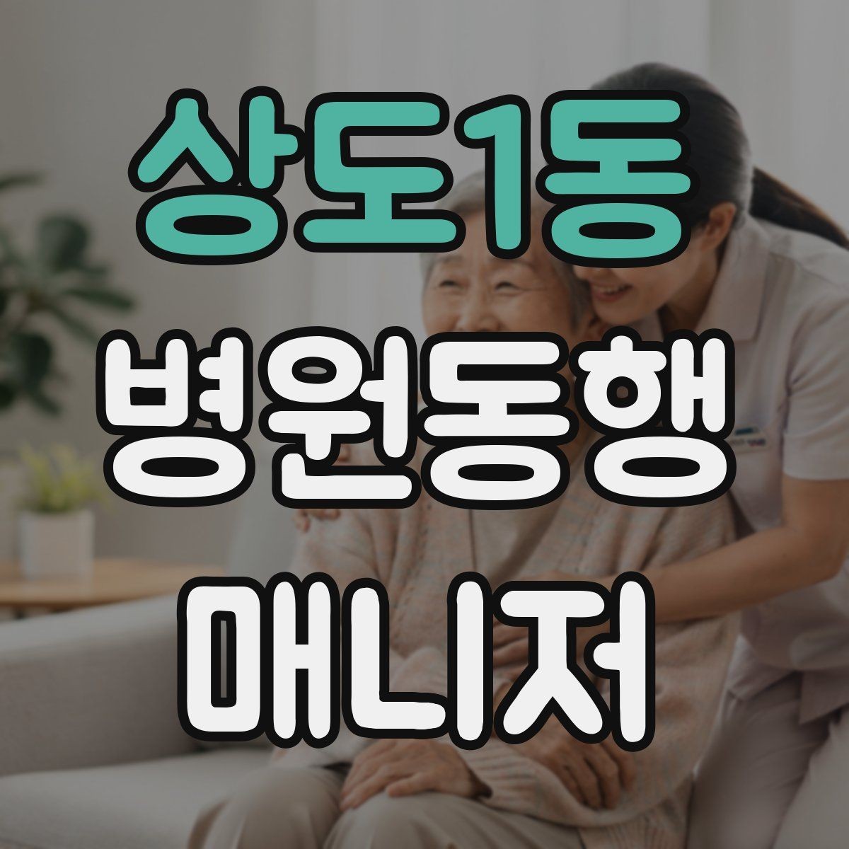 상도1동 병원동행매니저 자격증 병원동행을 전문적으로 시작하는 방법