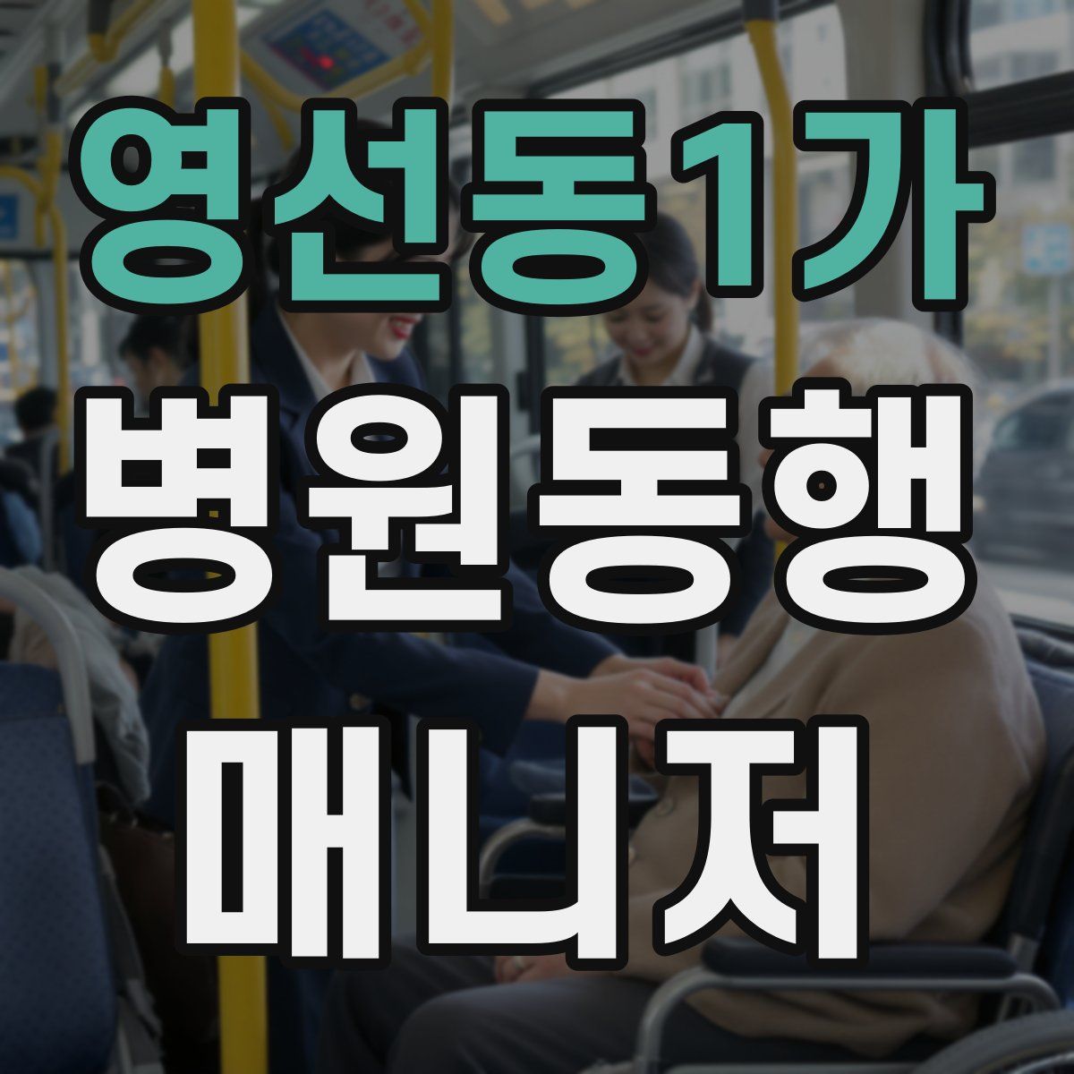 영선동1가 병원동행매니저 자격증