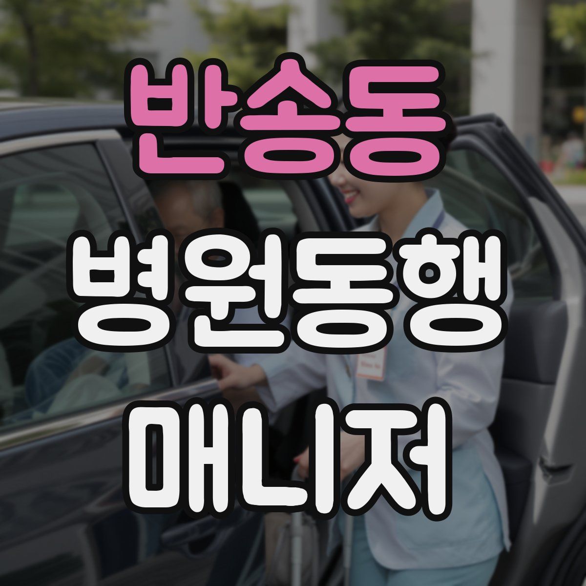 반송동 병원동행매니저 자격증