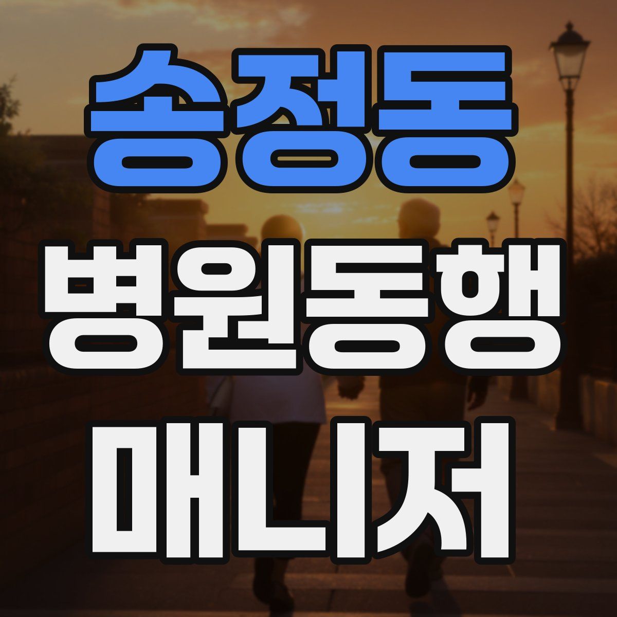 송정동 병원동행매니저 자격증