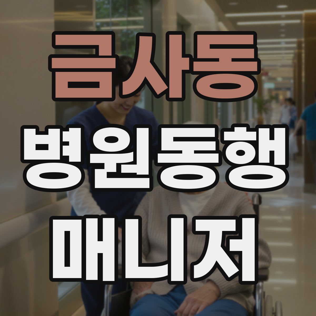금사동 병원동행매니저 자격증